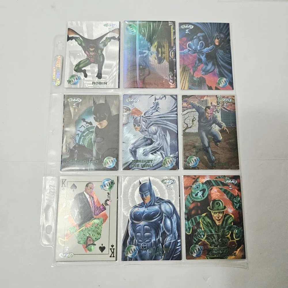 Marvel + DC Card Collection Lot Marvel Masterpieces, X-Men, Batman,